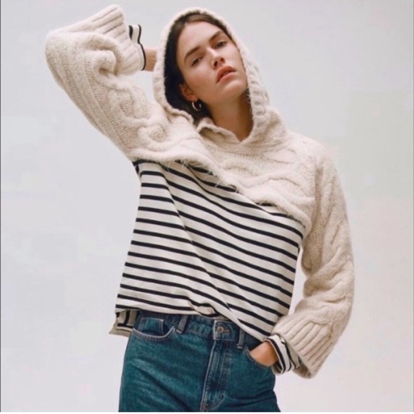 ZARA Hooded Shrug Sweater - Picture 1 of 6